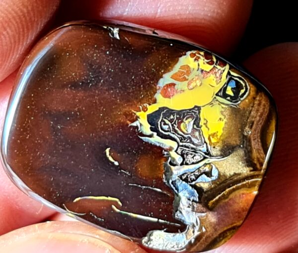 Boulder Opal Ringstein – Bild 4